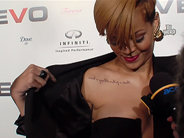 New Rihanna Tattoo Designs Rihanna New Tattoos Designs